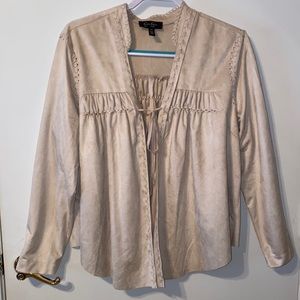 Jessica Simpson Suede-Like Jacket